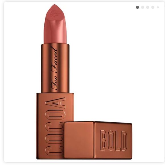 TOO FACED Cocoa Bold Cream Lipstick COLOR: Chocolate Chip - mocha nude - Picture 1 of 7